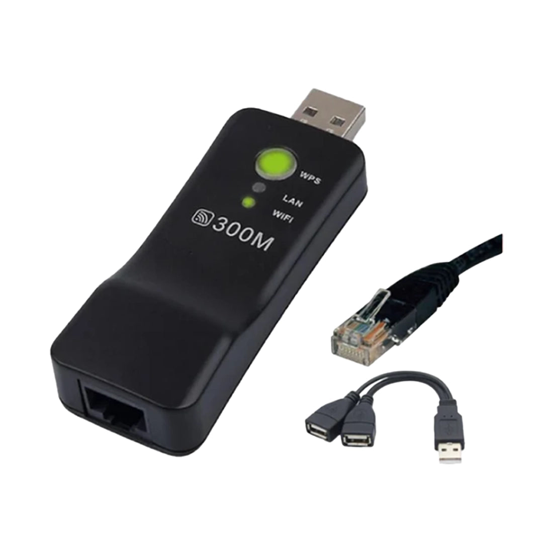 DVR / NVR WiFi Adapter Kit Range Extender, USB Splitter, Patch Lead Bundle