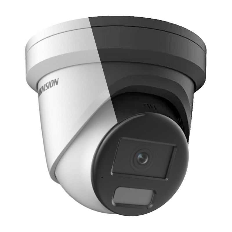 8MP Hikvision DS-2CD2387G2H-LIU 4K Smart Hybrid ColorVu and IR Acusense Turret Camera