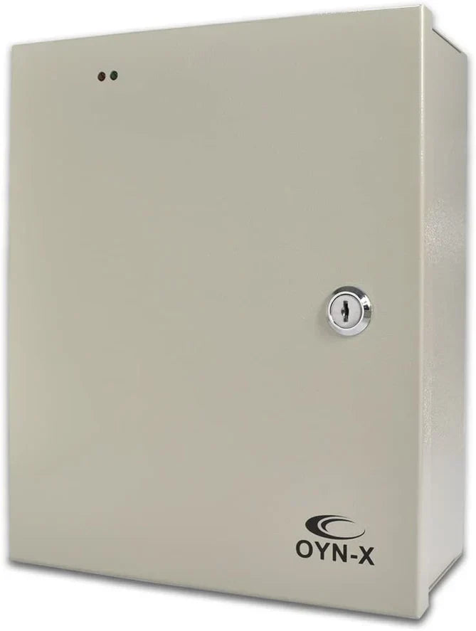 Metal Boxed Power Supply 12V 10AMP 9 Way for CCTV Cameras - 12V 10A Power Supply with 9 Ports