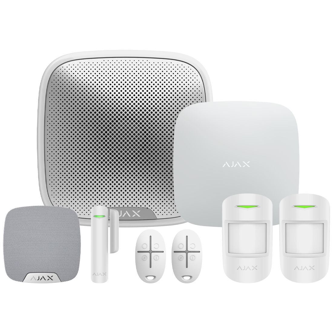 Ajax-90765 Superior Wireless Alarm Kit 2 S - White "NR"