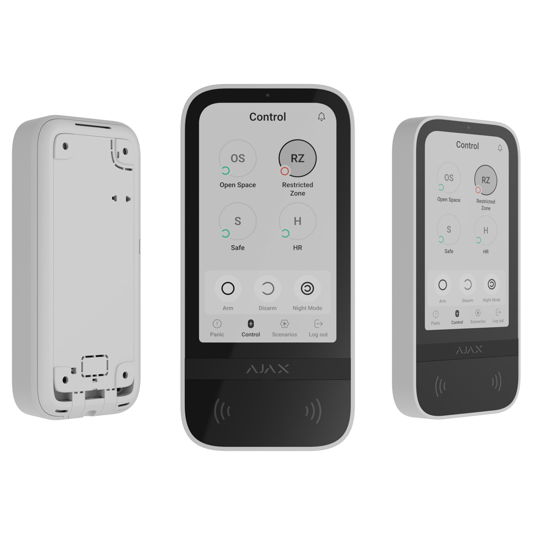 AJAX-58455 Keypad TouchScreen Wireless Arming Station - White