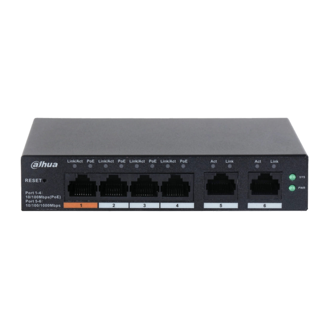 Dahua DH-CS4006-4ET-60 – 4 Port Cloud Managed PoE Switch 60W