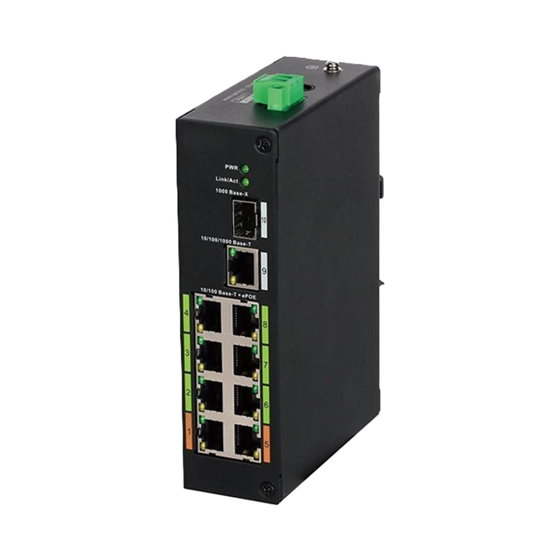 Dahua DH-LR2110-8ET-120 8-Port 2-Layer ePoE Switch, 8 x 10-100 Base-T, 60W