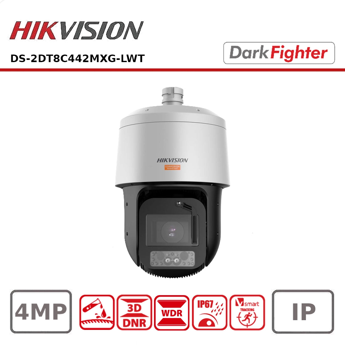 Hikvision DS-2DT8C442MXG-LWT 4MP 42× PTZ Camera with DarkFighter