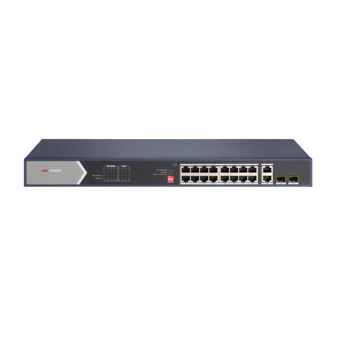 Hikvision DS-3E0520HP-E 16-Port Gigabit PoE+ / PoE 4 Compliant Unmanaged Network Switch