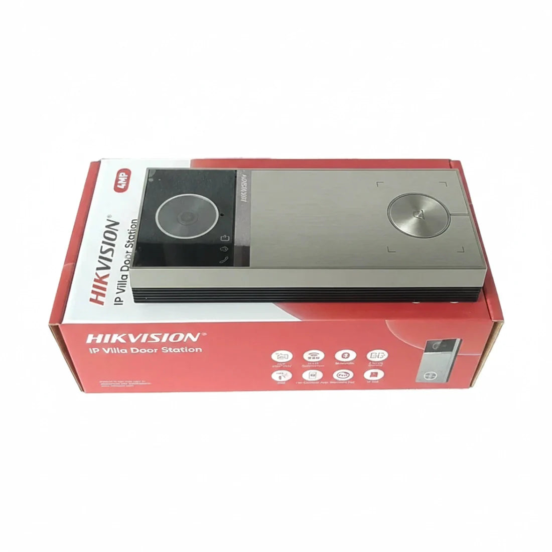 Hikvision DS-KV6114-MWBE1 4MP METAL VILLA DOOR STATION WITHCALL BUTTON, BLUETOOTH
