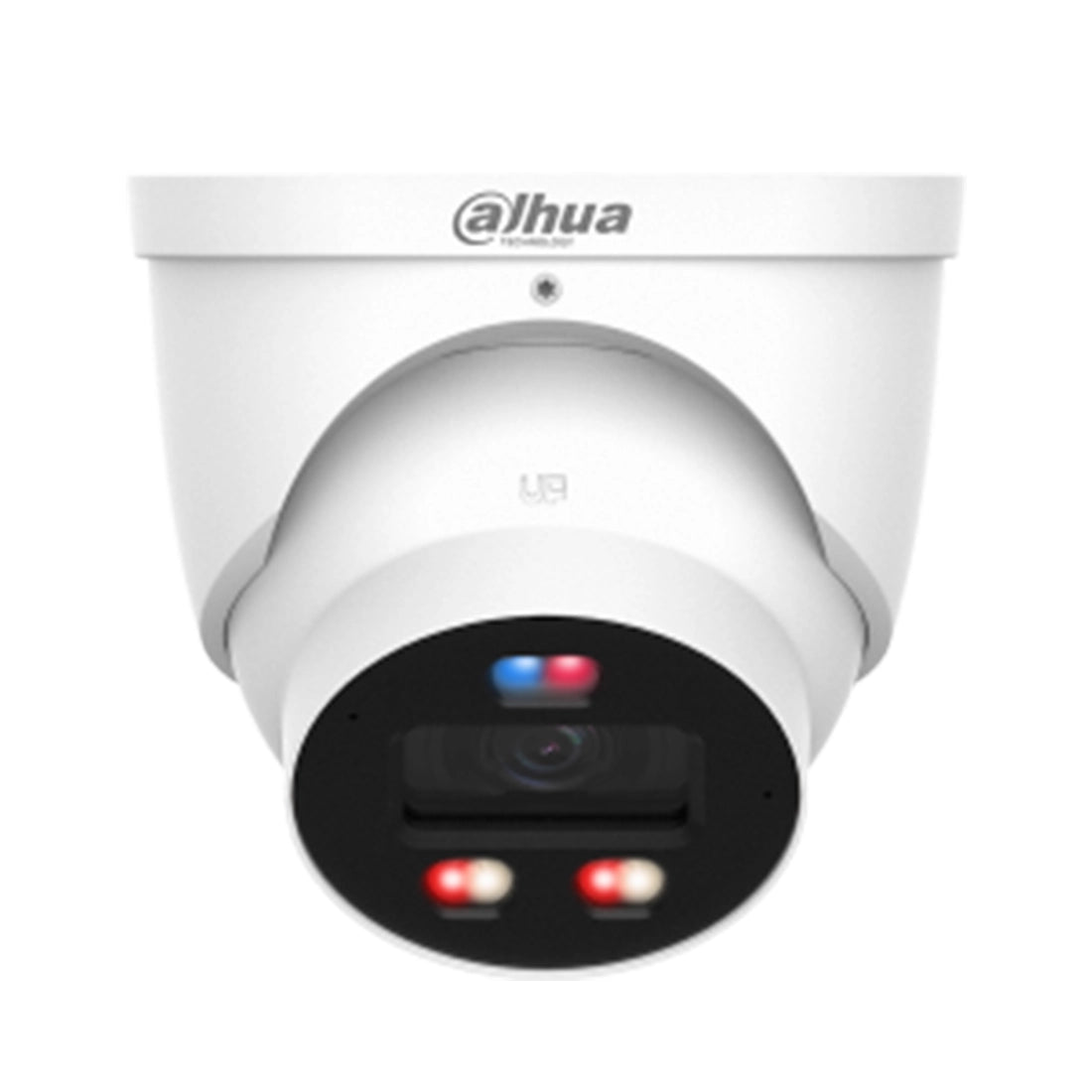 Dahua IPC-HDW3649HP-AS-PV-PRO 6MP TiOC PRO Fixed IP Turret Camera with Smart Dual Illuminator, Active Deterrence and Built in Mic