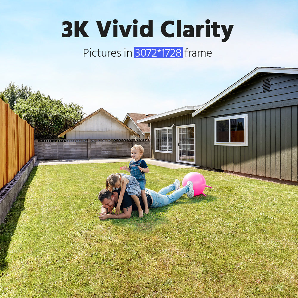 Hikvision OEM Series TVI T259B-HT 3K ColorVu Hybrid Light TVI Turret Camera with Two-Way Audio IP67 - Black