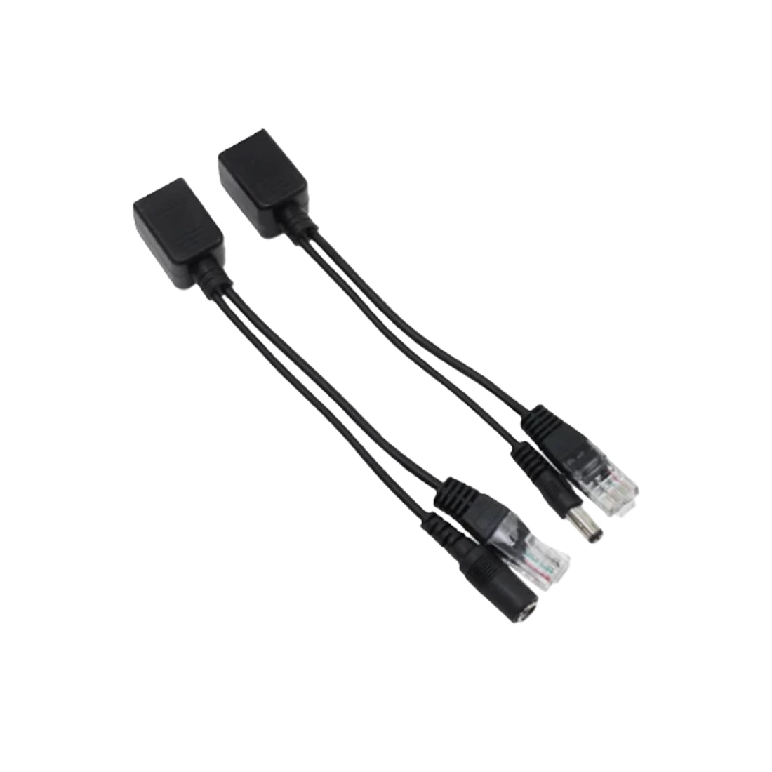 1 Pair Passive Power over Ethernet RJ45 PoE Adapter Injector + Splitter Kit 5v 12v 24v 48v
