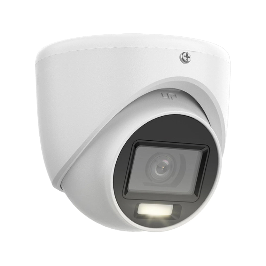 Hikvision OEM Series TVI T159W-HS 3K ColorVu Hybrid Light TVI Turret Camera with AoC Built in Mic IP67 - White
