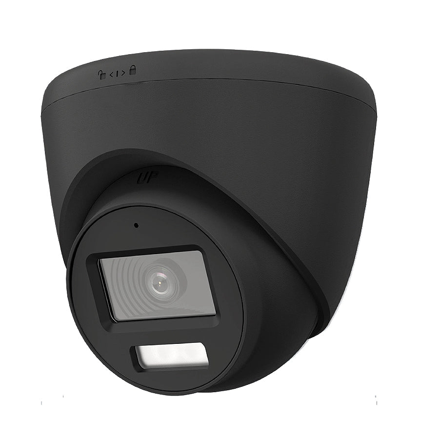 Hikvision OEM Series TVI T259B-HS 3K ColorVu Hybrid Light TVI Turret Camera with AoC Built in Mic IP67 - Black