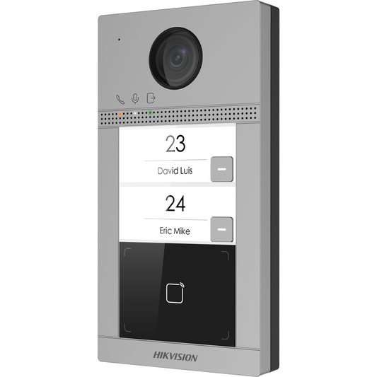 Hikvision DS-KV8213-WME1 2MP IP Intercom with 2 Buttons and Card Reader
