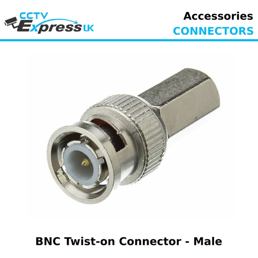 BNC Connector BNC Twist-on Male Crimp (For RG59) - CCTV Express UK