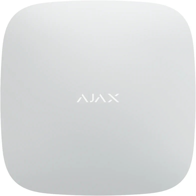 Ajax 123641 Hub 4G Control Panel - GSM & Ethernet - White "EOL"