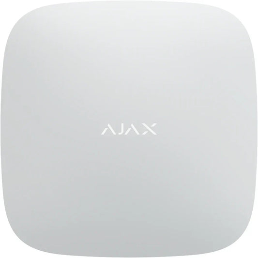Ajax 123641 Hub 4G Control Panel - GSM & Ethernet - White "EOL"