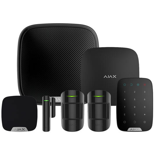 AJAX-35654 Hub2 Wireless (Standard PIR) Starter Kit 3 - Black