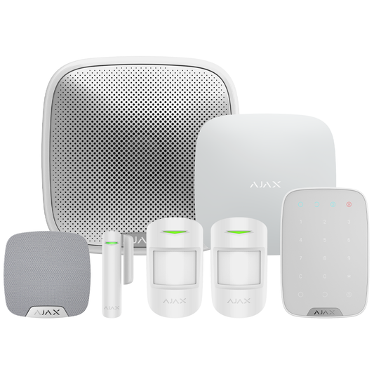 AJAX-35655 Hub2 Wireless (Standard PIR) Starter Kit 3 - White