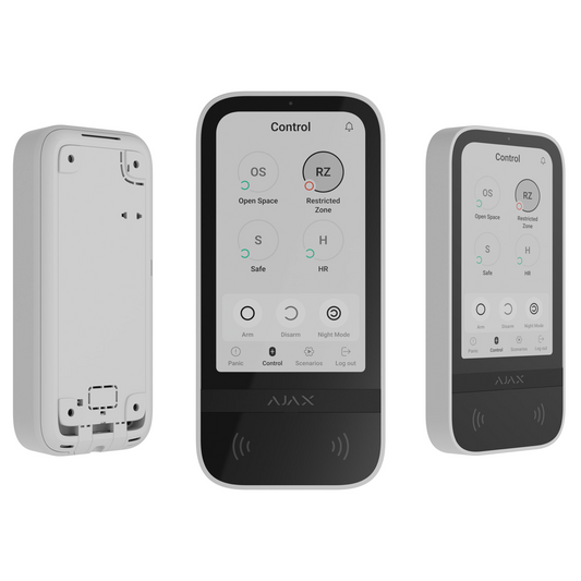 AJAX-58467 Keypad TouchScreen Wireless Arming Station - White