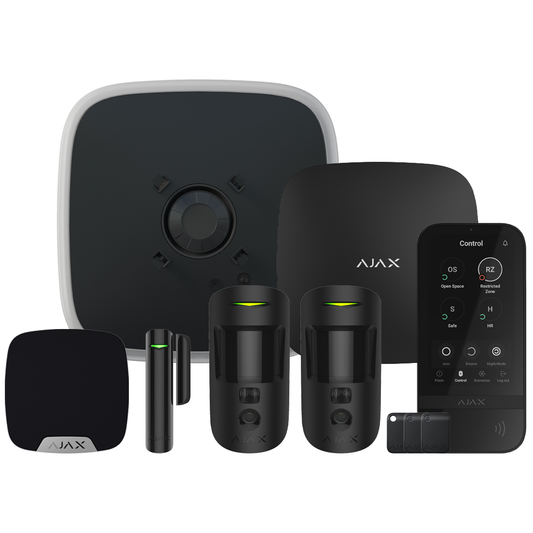 Ajax-111231 Superior Wireless Alarm Kit 26 S - Black"NR"
