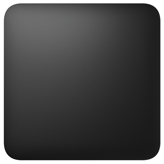 AJAX-45117 SoloButton 1 Gang - Black