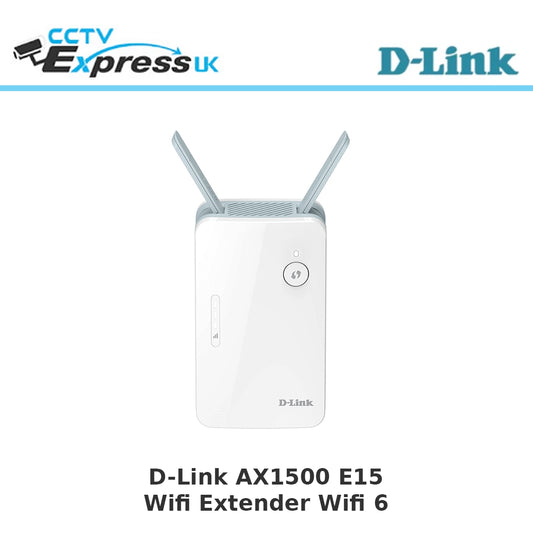 D-Link Eagle Pro AI Mesh WiFi 6 Range Extender Repeater and Signal Booster for Home Wireless Internet Network, Wall Plug In