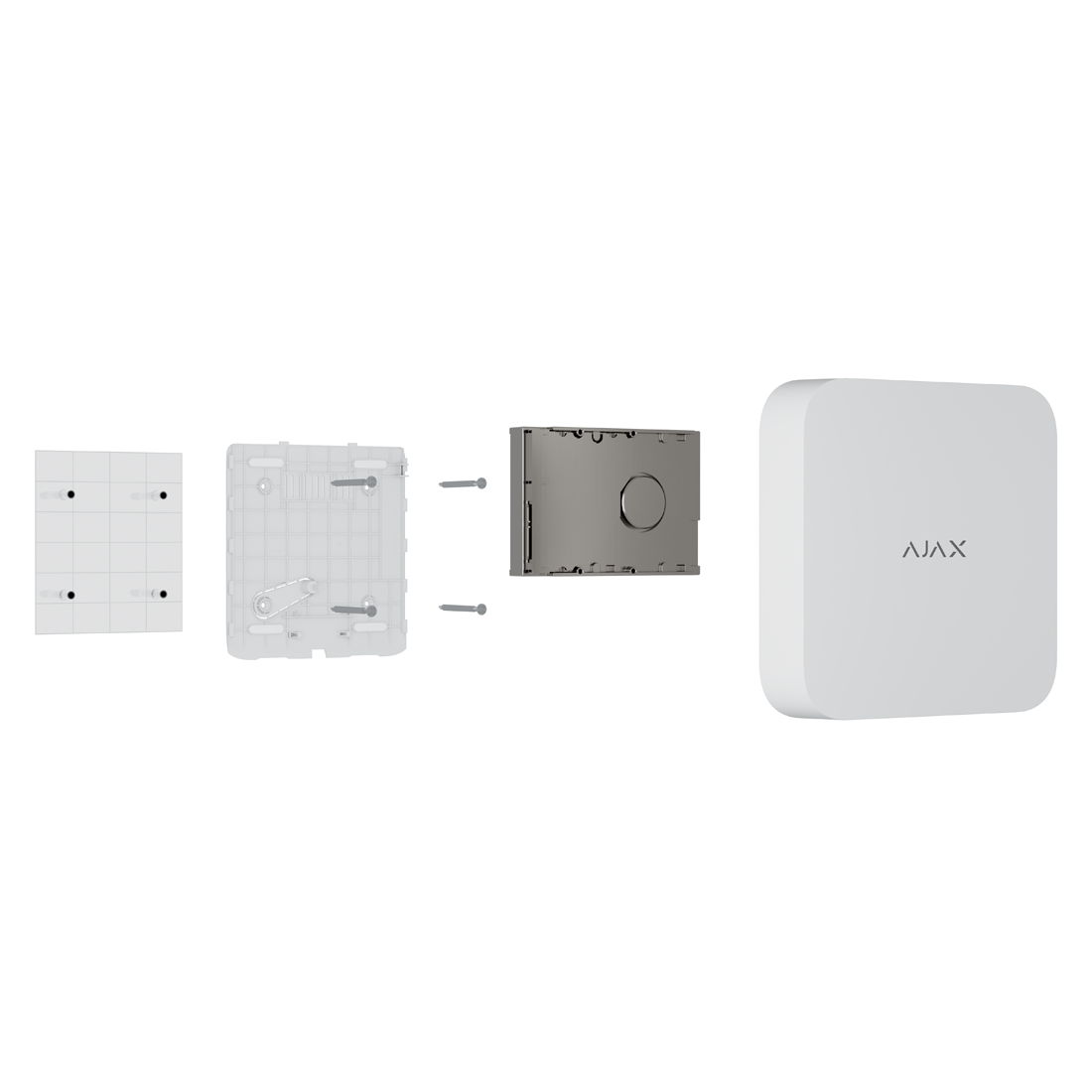 AJAX-77610 NVR 4K 16ch IP CCTV Recorder - White