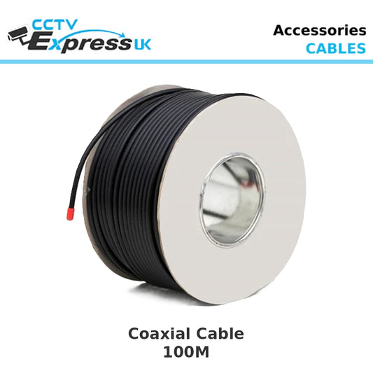 Coaxial RG59 External Grade CCTV Coaxial / BNC Cable - 100mCoaxial RG59 External Grade Coaxial / BNC Cable for CCTV Use - 100m