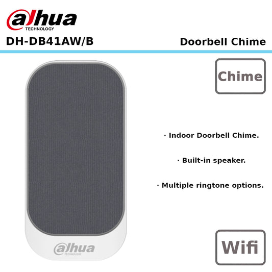 Dahua DH-DS1AG Indoor Wireless Doorbell Chime Smart WiFi 2.4 GHz, Custom Ringtones
