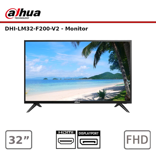Dahua DHI-LM32-F200-V2 32" FHD Monitor – HDMI & VGA