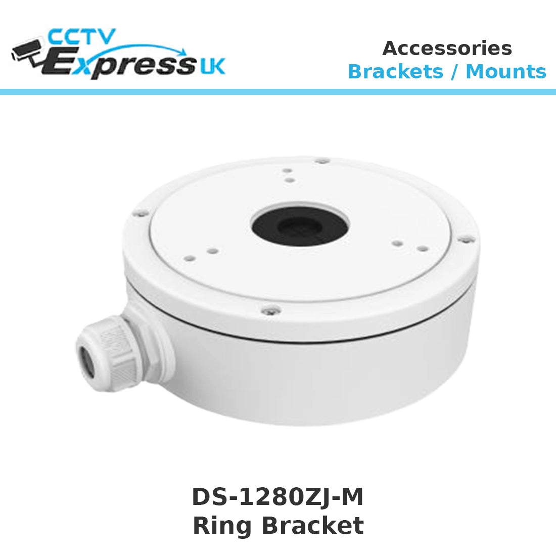 Hikvision DS-1280ZJ-M Deep Base Ring Junction Box