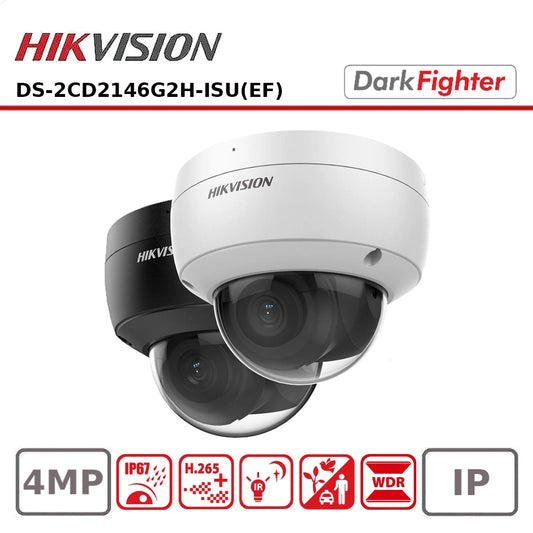 Hikvision DS-2CD2146G2H-ISU 4 MP AcuSense Powered-by-DarkFighter Fixed Dome Network Camera