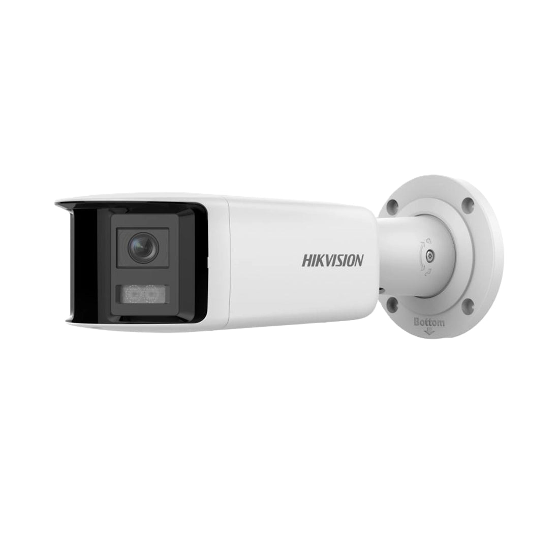 Hikvision DS-2CD2T66G2P-ISU/SL 6MP Dual-Lens Bullet Camera – 180° Wide View, DarkFighter, Built-in Mic, Strobe Light & Siren, AcuSense AI