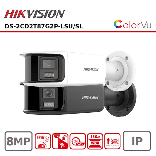 8MP HIKVISION DS-2CD2T87G2P-LSU/SL(C) 4K Panoramic ColorVu Bullet Network Camera