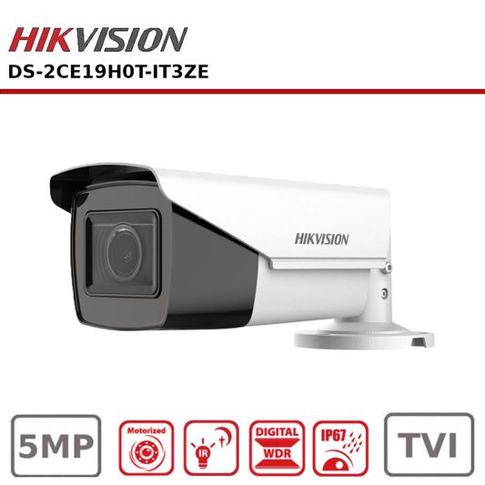 Hikvision DS-2CE19H0T-IT3ZE(C)  (2.7-13.5MM) 5 MP PoC Motorized Varifocal Bullet Camera