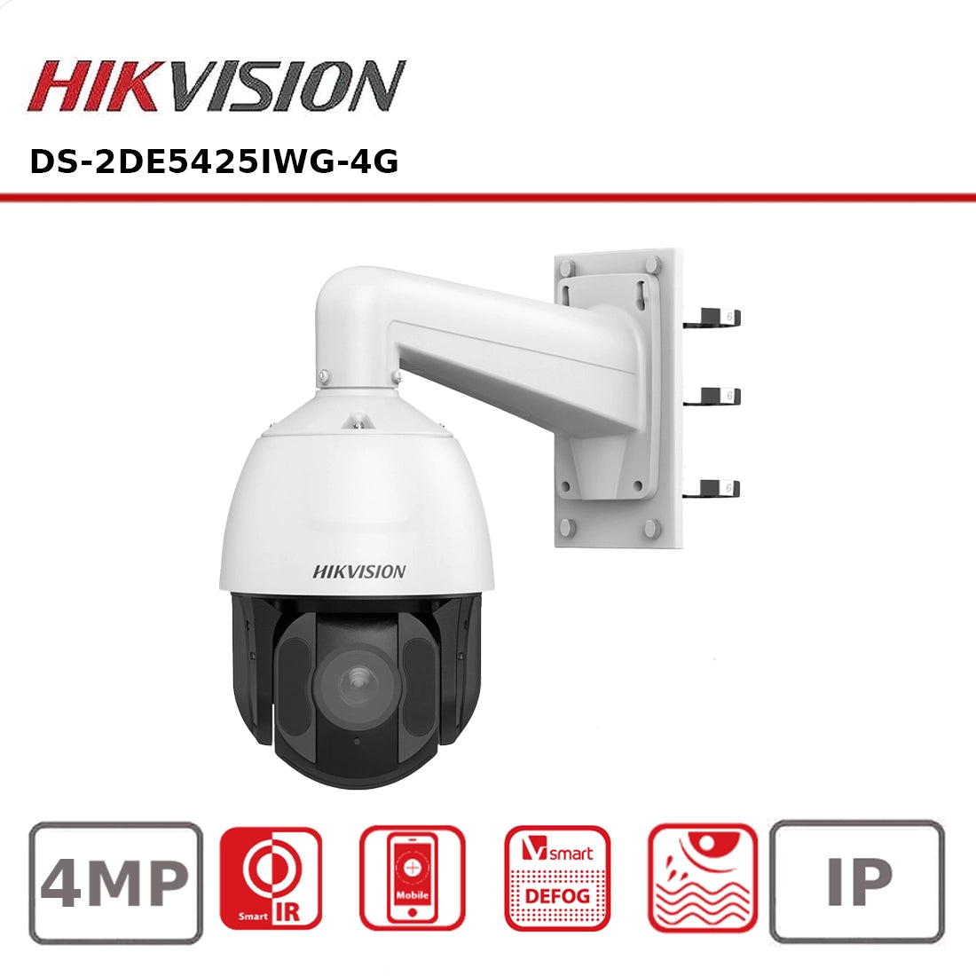Hikvision DS-2DE5425IWG-4G 4MP PTZ IP Camera 25× Zoom 4G CCTV Security"NR"