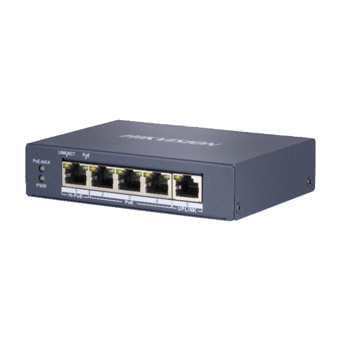 Hikvision DS-3E0505HP-E 4-Port Gigabit Unmanaged PoE Switch