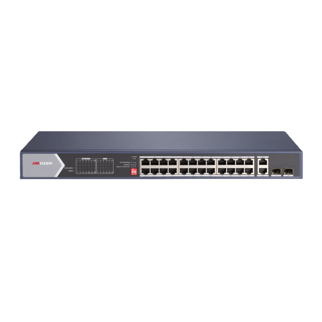 Hikvision DS-3E0528HP-E 24-Port Gigabit PoE+ / PoE 4 Compliant Unmanaged Network Switch