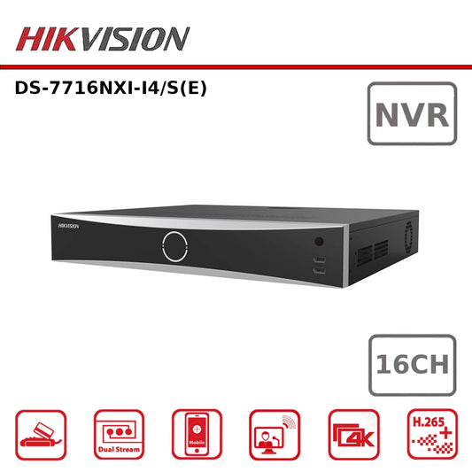 Hikvision DS-7716NXI-I4-S(E) 32MP 16-CH 1.5U AcuSense 4K Network Video Recorder