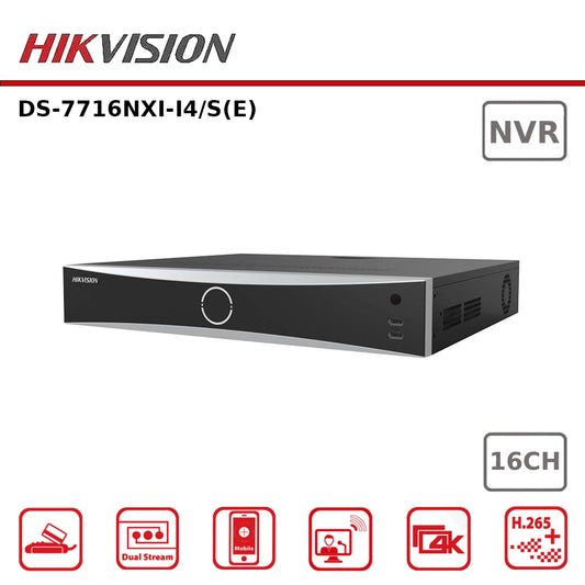 Hikvision DS-7716NXI-I4-S(E) 32MP 16-CH 1.5U AcuSense 4K Network Video Recorder