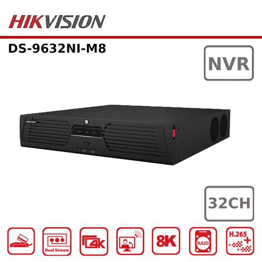 Hikvision DS-9632NI-M8 Ultra Series, 32-Channel 4K 2U NVR