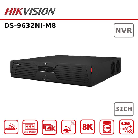 Hikvision DS-9632NI-M8 Ultra Series, 32-Channel 4K 2U NVR