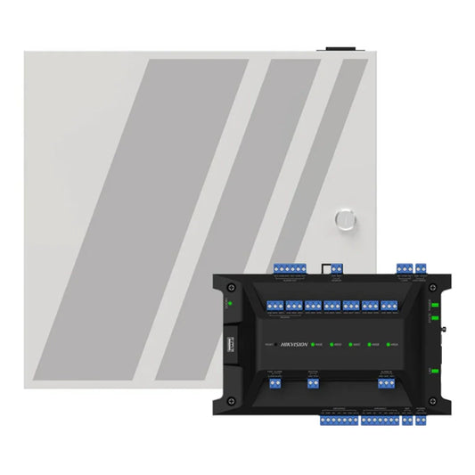 Hikvision DS-K2702WX-E1 Ultra 2 Door PoE Access Controller with Metal Case & PSU
