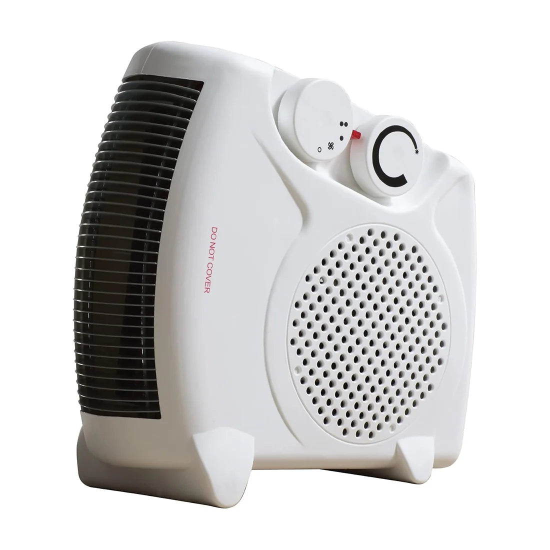 Electric Fan Heater – Upright and Flat Portable Design with Adjustable Control