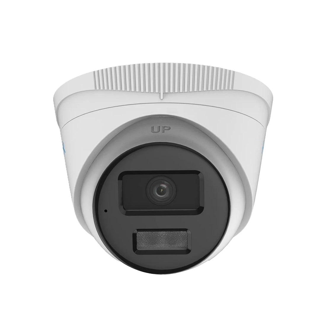 HiLook IPC-T249HA-LU 4MP HD Smart Hybrid ColorVu Turret Dome IP Camera with Motion 2.0 Human/Vehicle Detection, Built-in Microphone, 30m Smart Lighting, and a 2.8mm Wide Lens
