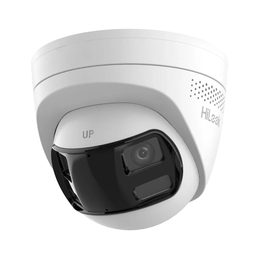 HiLook IPC-T260HAD-LUF/SL 6MP Dual-Lens Smart Hybrid Light PoE Turret Camera with Two-Way Audio