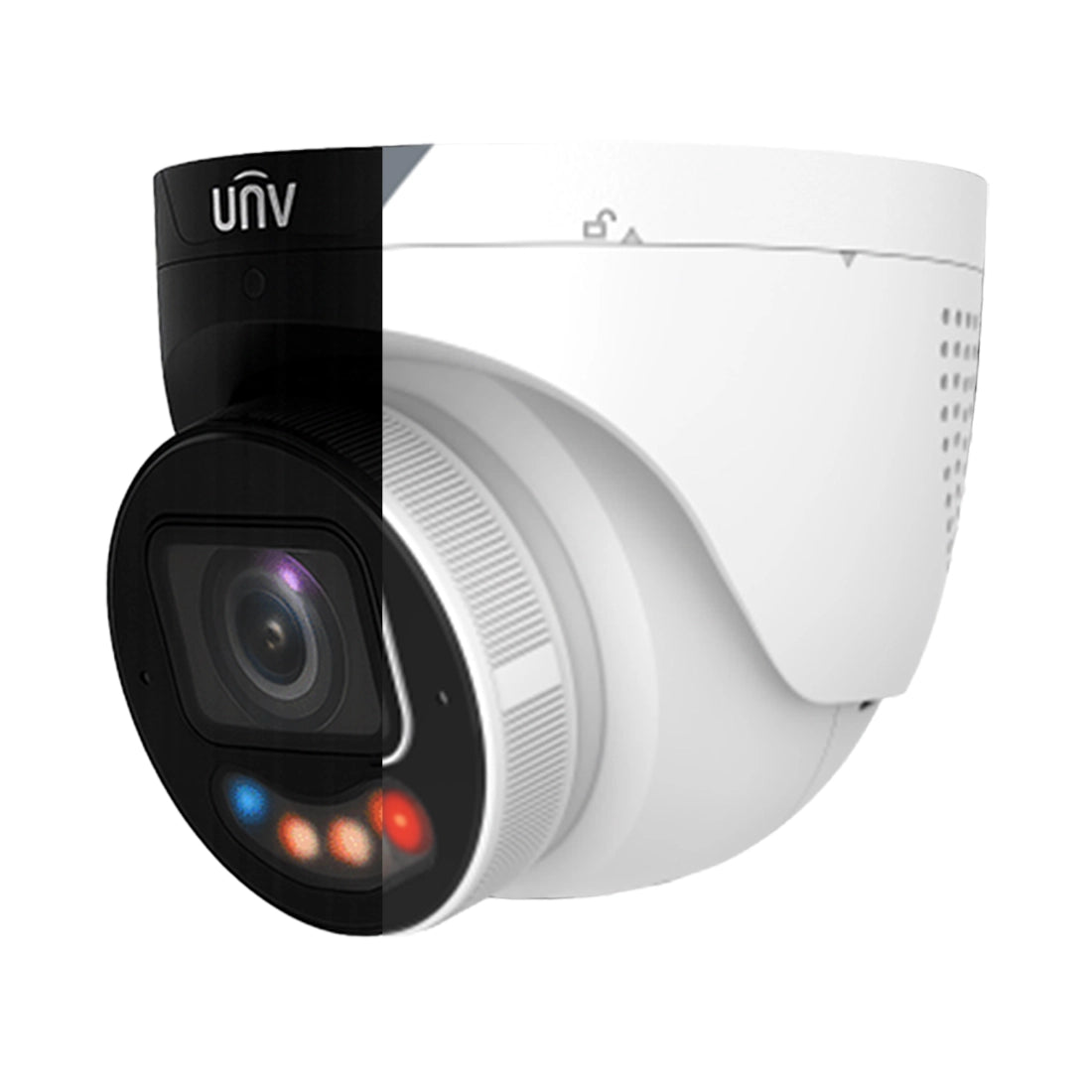 Uniview IPC3638SE-ADF28KMC-WP-I1 8MP IP Camera, OwlView Plus, Tri-Guard 3.0, AI, Two-Way Talk