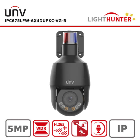 Uniview 5MP PTZ Black IPC675LFW-AX4DUPKC-VG-B "NR"