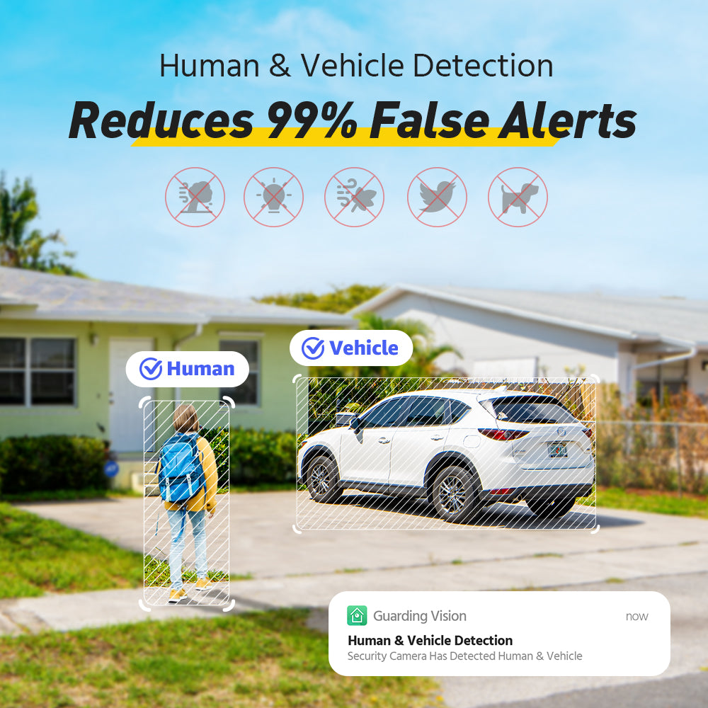 Hikvision OEM Series IPT280B-HT 4K ColorVu Hybrid Light IP Turret Camera with Two-Way Audio Human Vehicle Detection IP67 - Black
