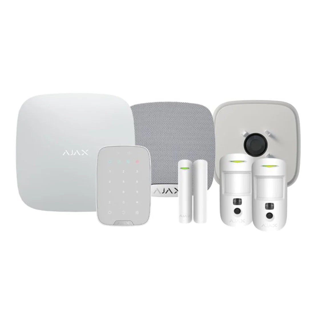 Ajax 109852 Superior Kit 25 – Wireless Alarm System with MotionCam PhOD, DoorProtect S, KeyPad Plus S & Dual Sirens"NR"