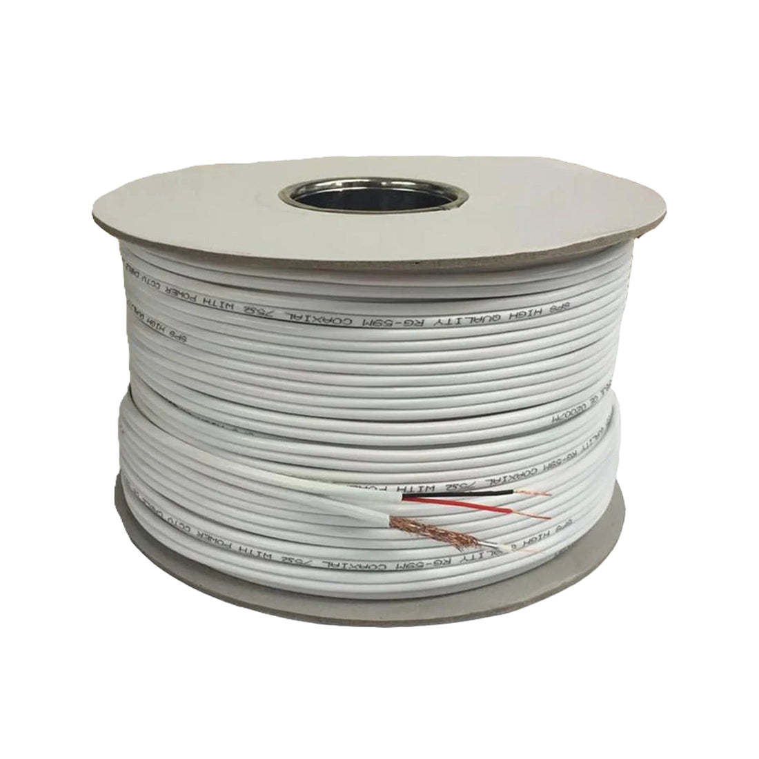 Mini shotgun 100 Metre RG59 CCTV Cable Reel Full Copper